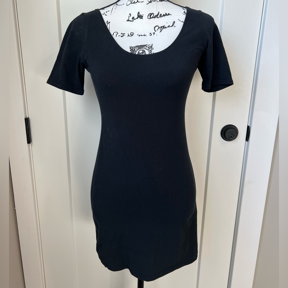 Xhilaration Small Short Body Con Black Dress.